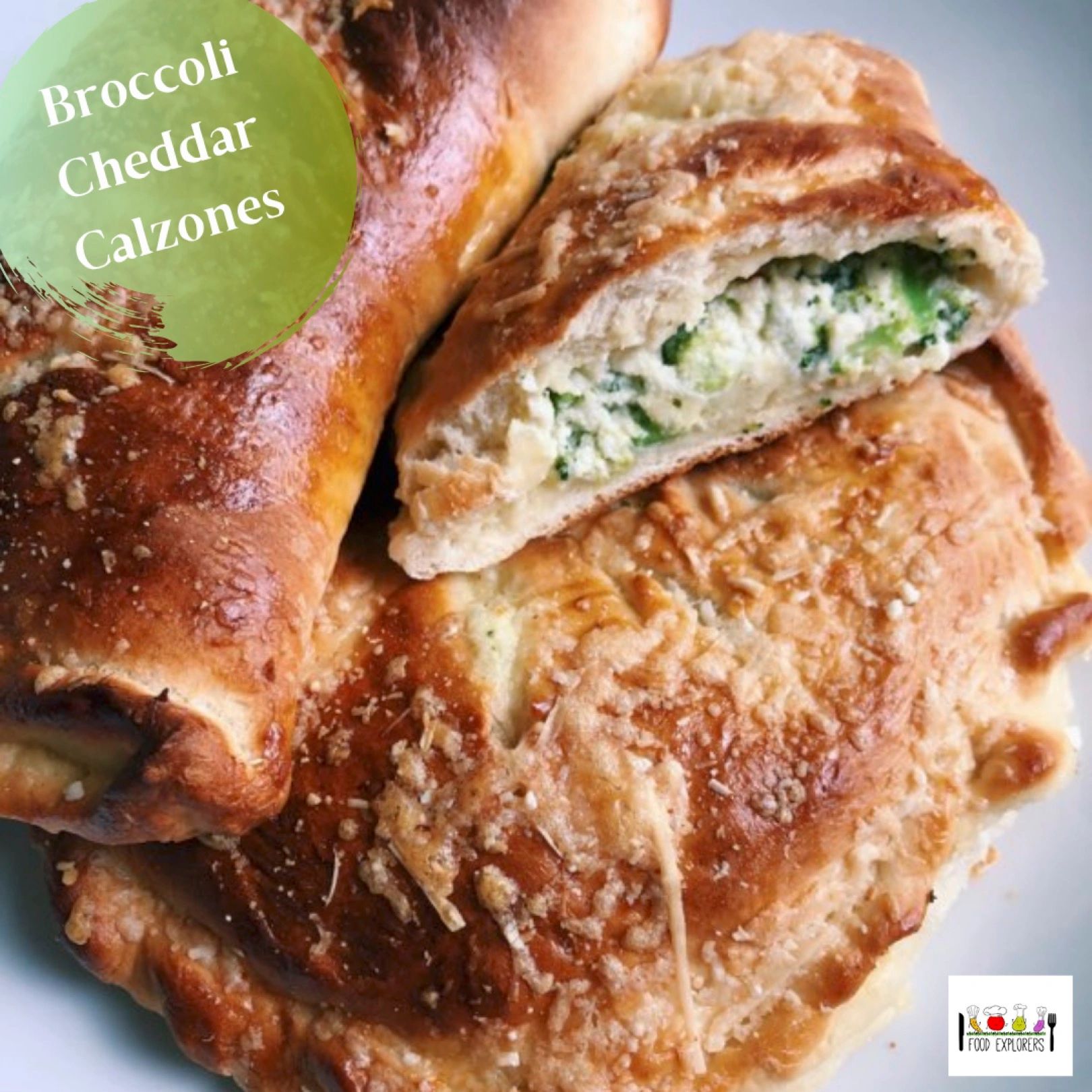 Broccoli Cheese Calzones
